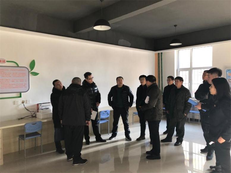 市發(fā)改委科長趙樹昌一行考察2018年新建智慧廳